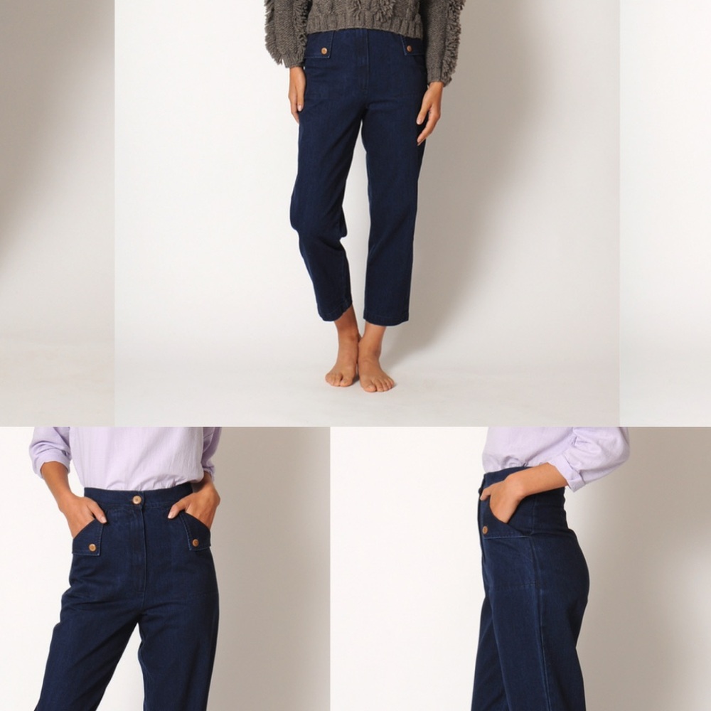 Ilana Kohn Huxie pants in Dark Denim